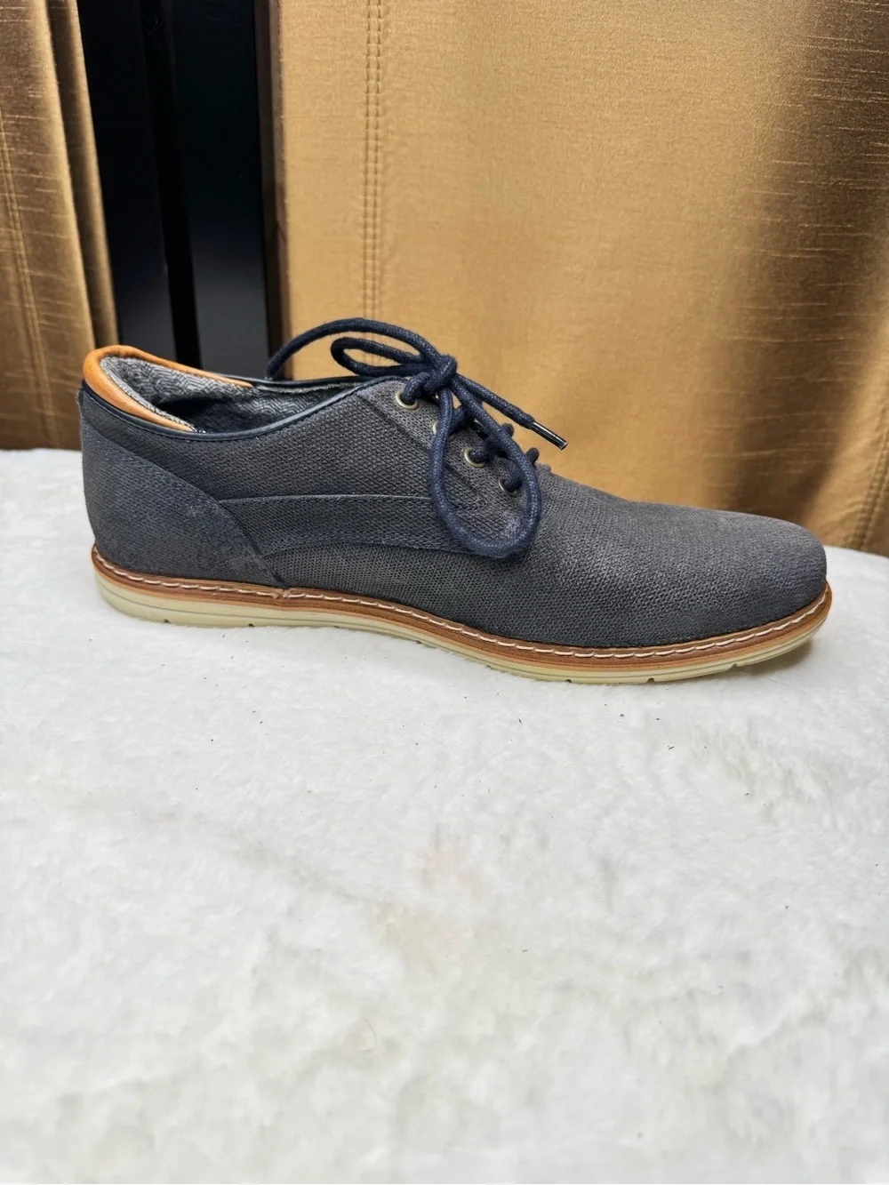 Bull Boxer Gray Casual Lace Up Shoes Men’s Size 8 EU 41